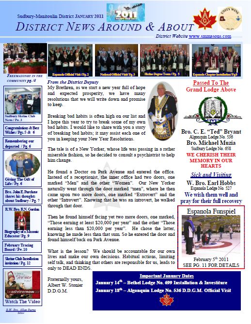 This Month's Newsletter